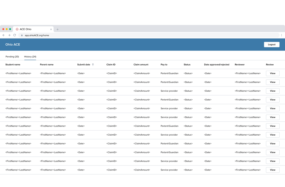 Qualified Service Provider Dashboard